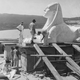One of the 21 sphinxes that were part of the set of the Ten Commandments (1923).